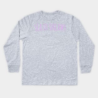 Sea of dreams Kids Long Sleeve T-Shirt